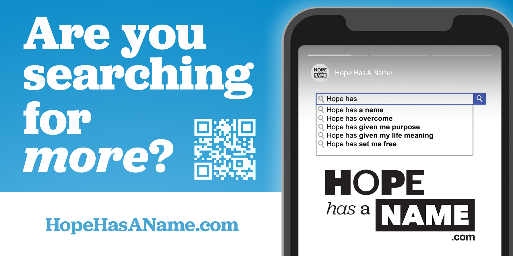 Hope Has A Name - Billboard Ad